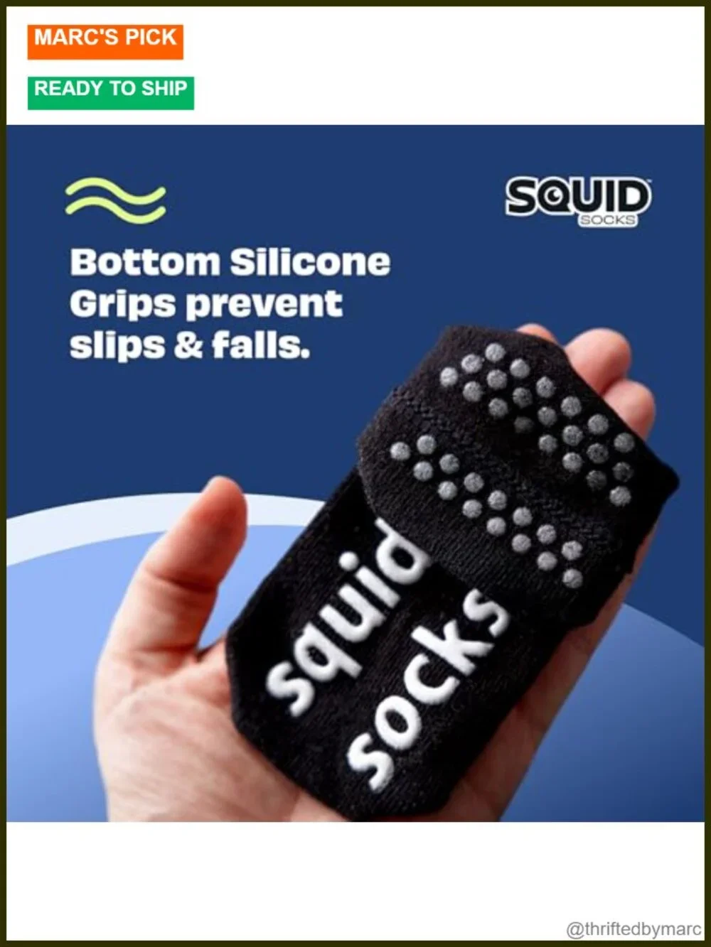 Baby Crew Socks with Silicone Grips - 3 Pack Viscose from Bamboo